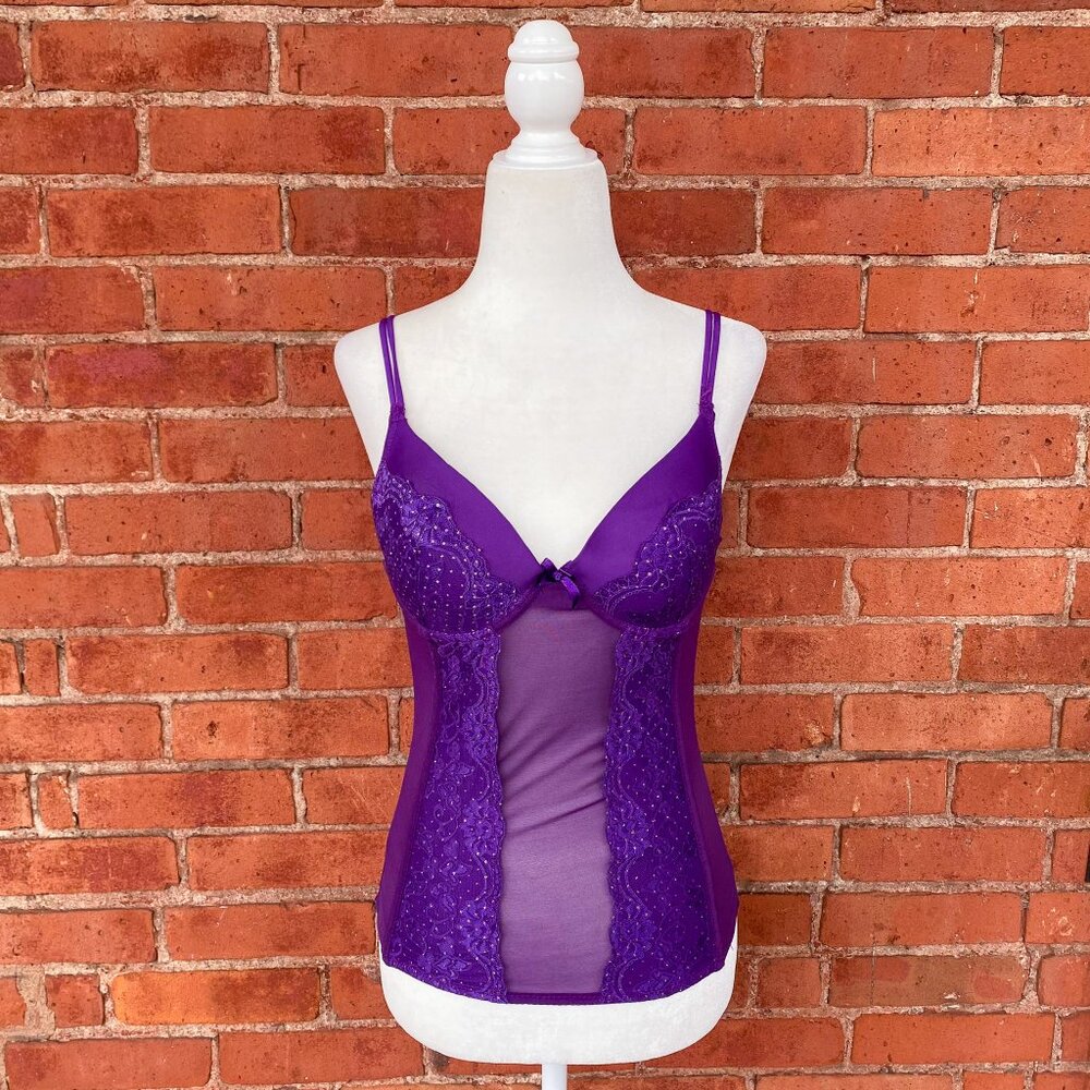 Y2K mesh corset top